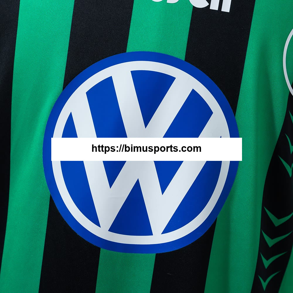 Camisola Wolfsburg 95/96 Alternativo Retro Manga Longa