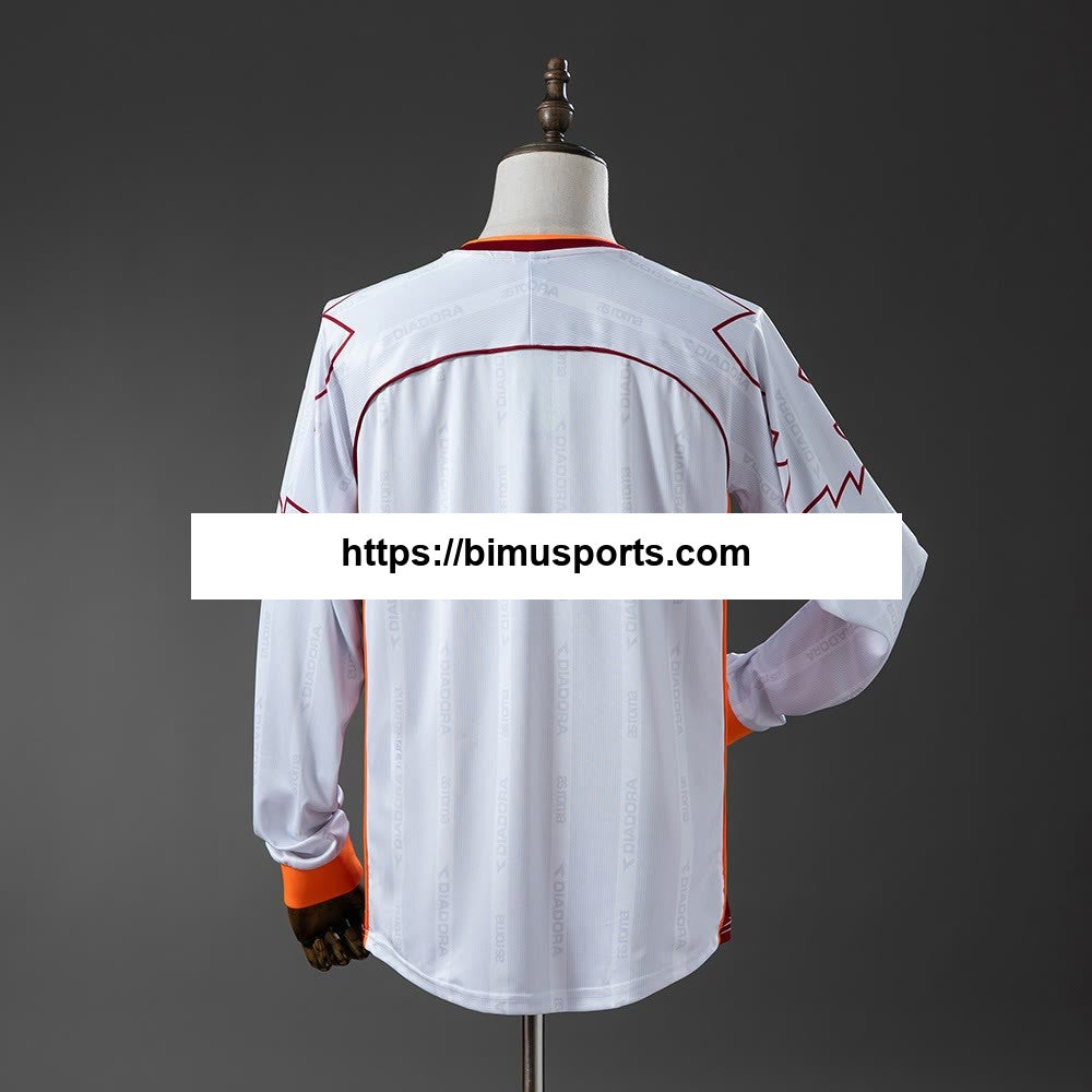 Camisola retrô de manga comprida Roma 99/00 Alternativo