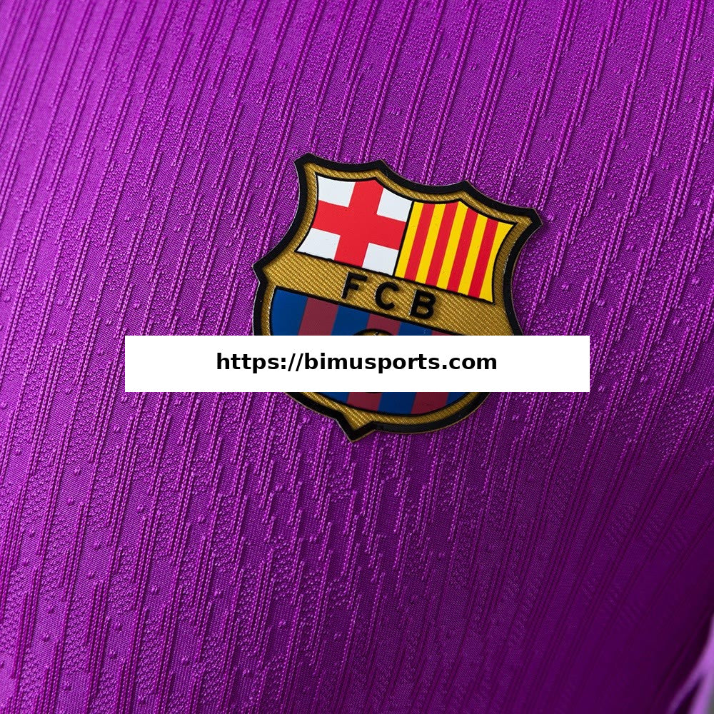 Camisola Player Barcelona 25/26 Treino Pré-jogo Version-Roxo