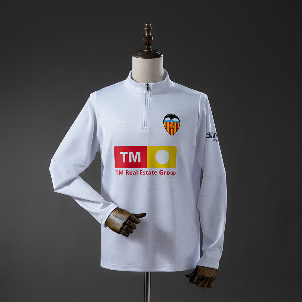 Camisola Valencia 25/26 Top de Treino Branco