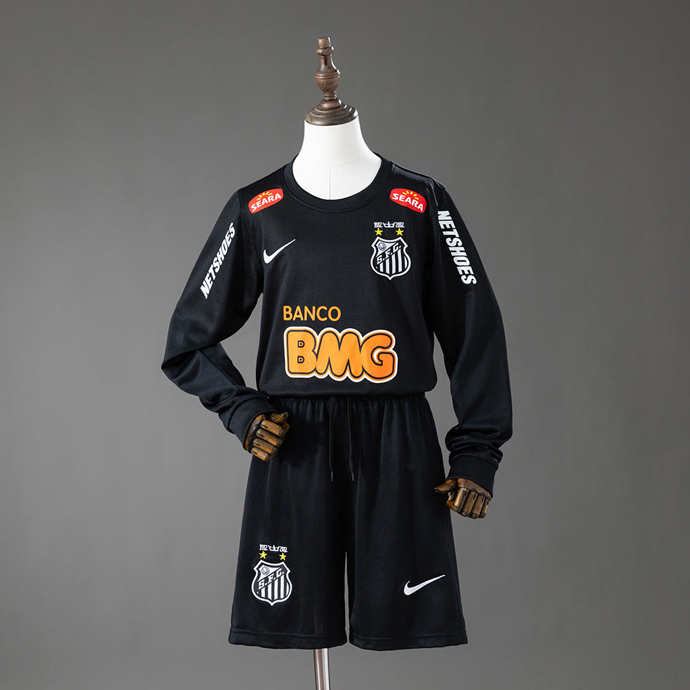 Camisola Santos 12/13 Alternativo Retro Manga Longa Infantil