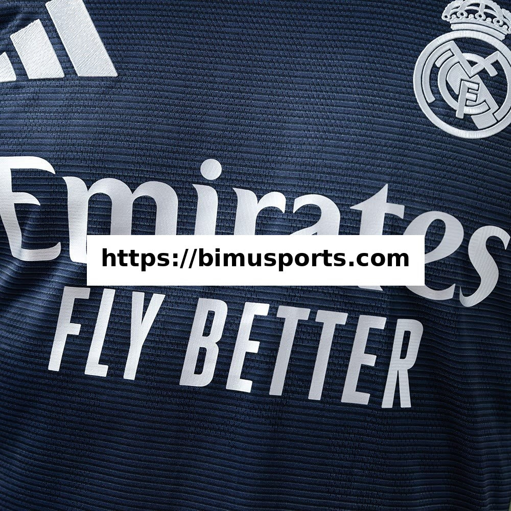Camisola Real Madrid 25/26 Alternativa Manga Comprida Versão de Jogador