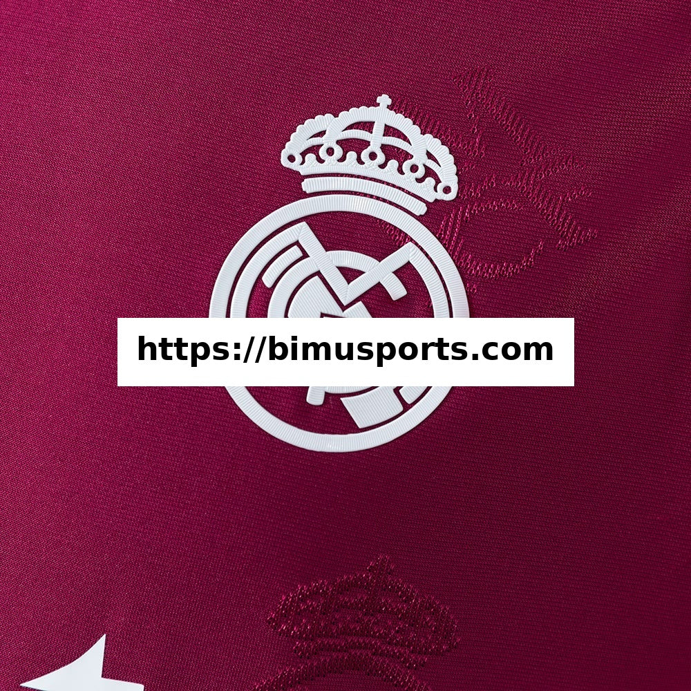 Camisola Real Madrid 26/27 Edição Especial Versão de Jogador - Grená