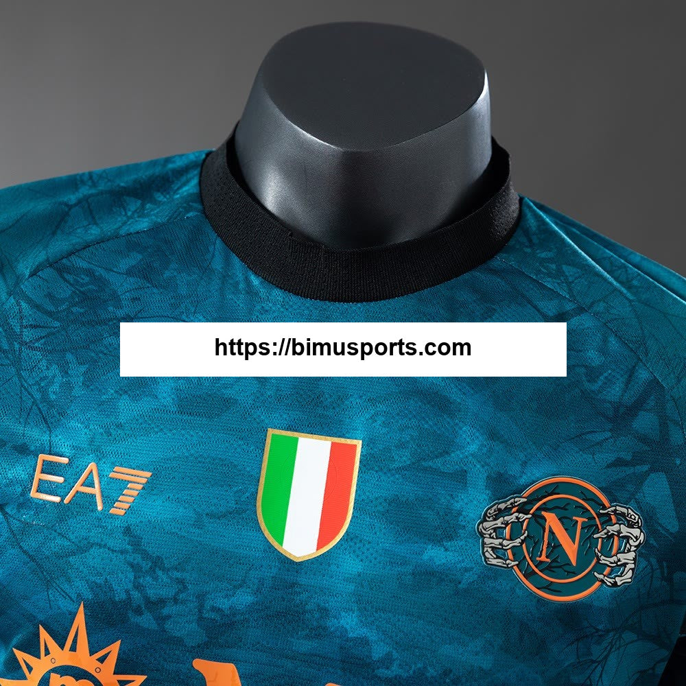 Camisola Napoli 25/26 Halloween Azul Versão Jogador