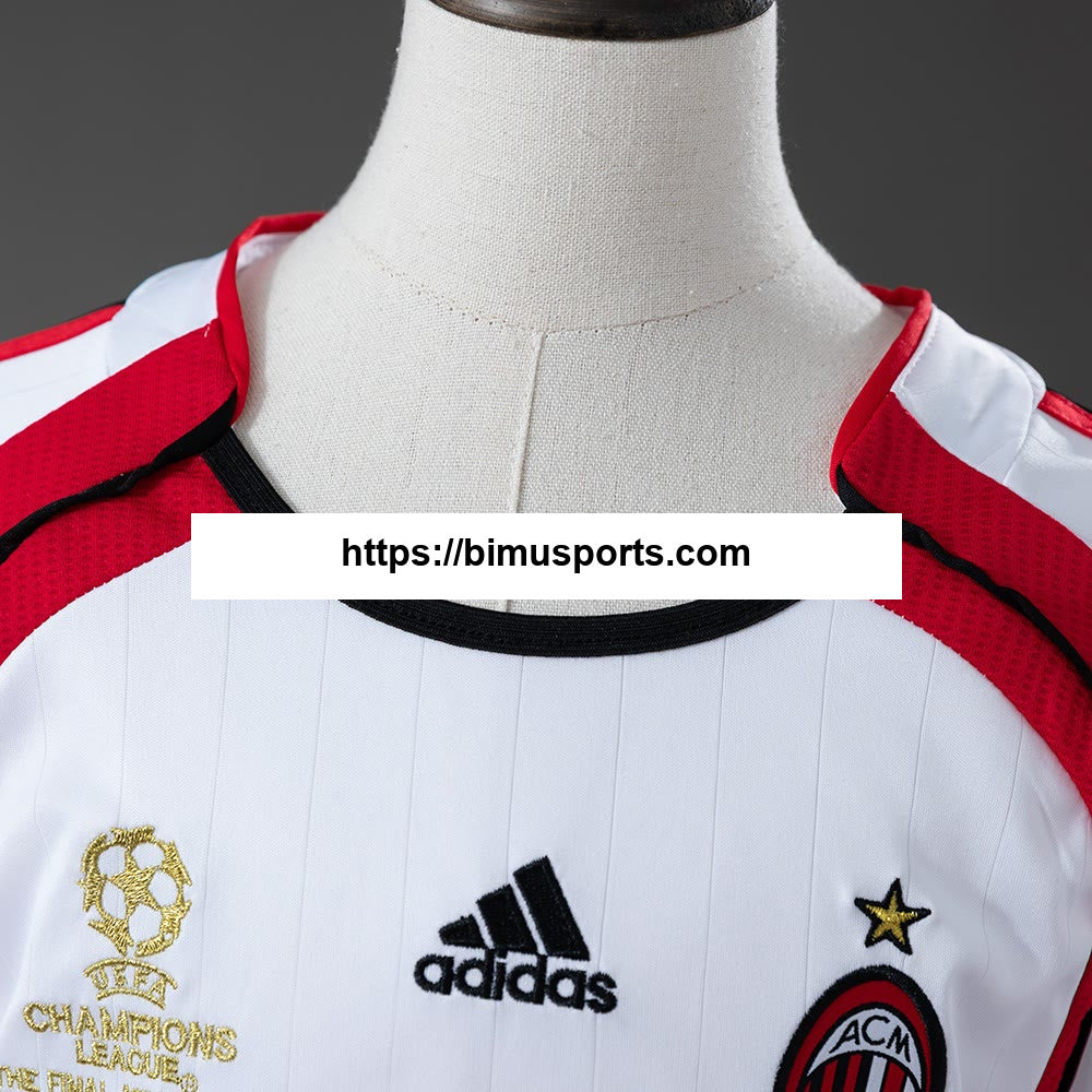 Camisola AC Milan 06/07 Alternativo Retro Infantil