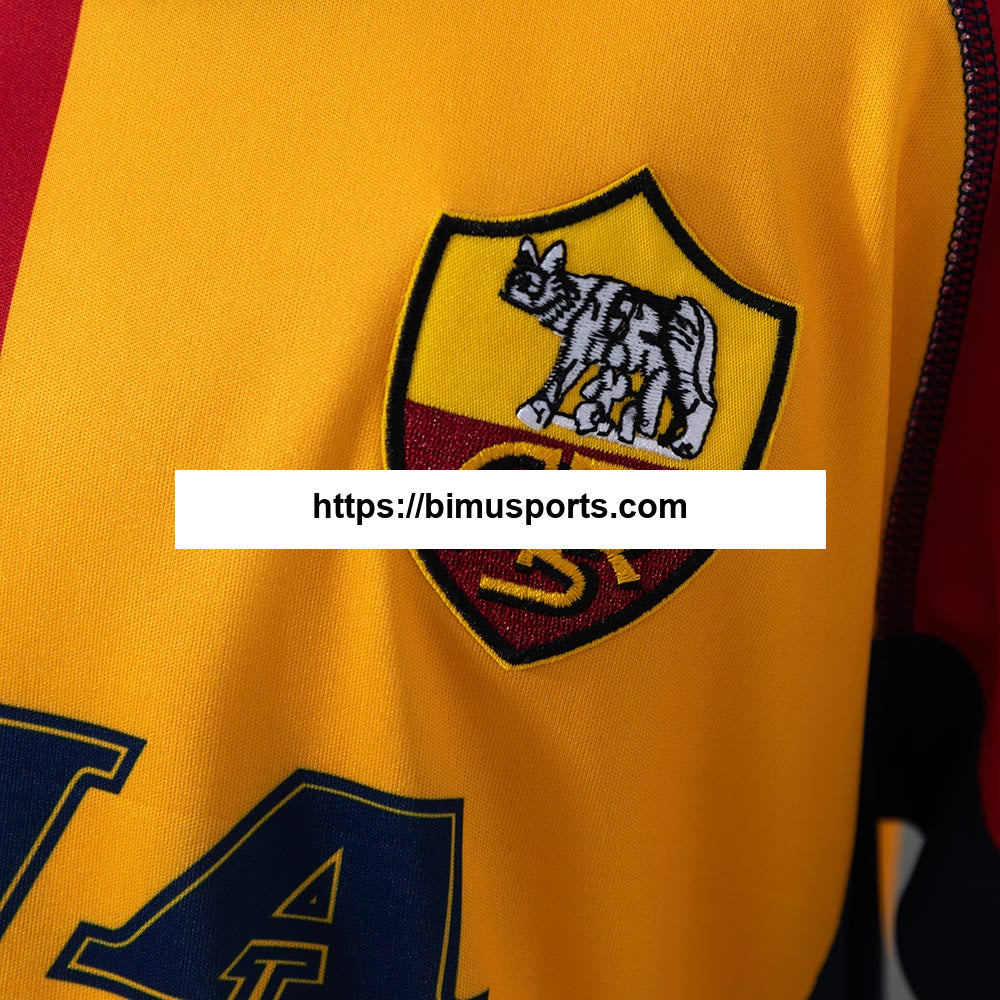 Camisola Roma 00/01 Champion Edition Retro Kids Equipamento