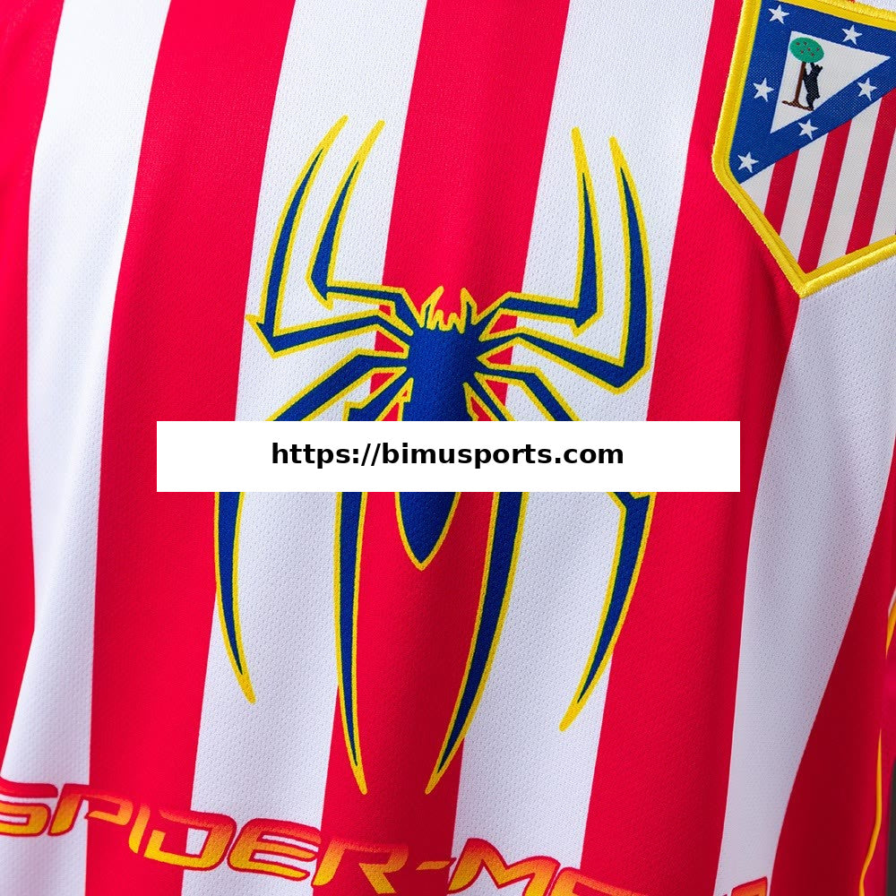 Camisola Atletico Madrid 04/05 Principal Retro de Manga Comprida