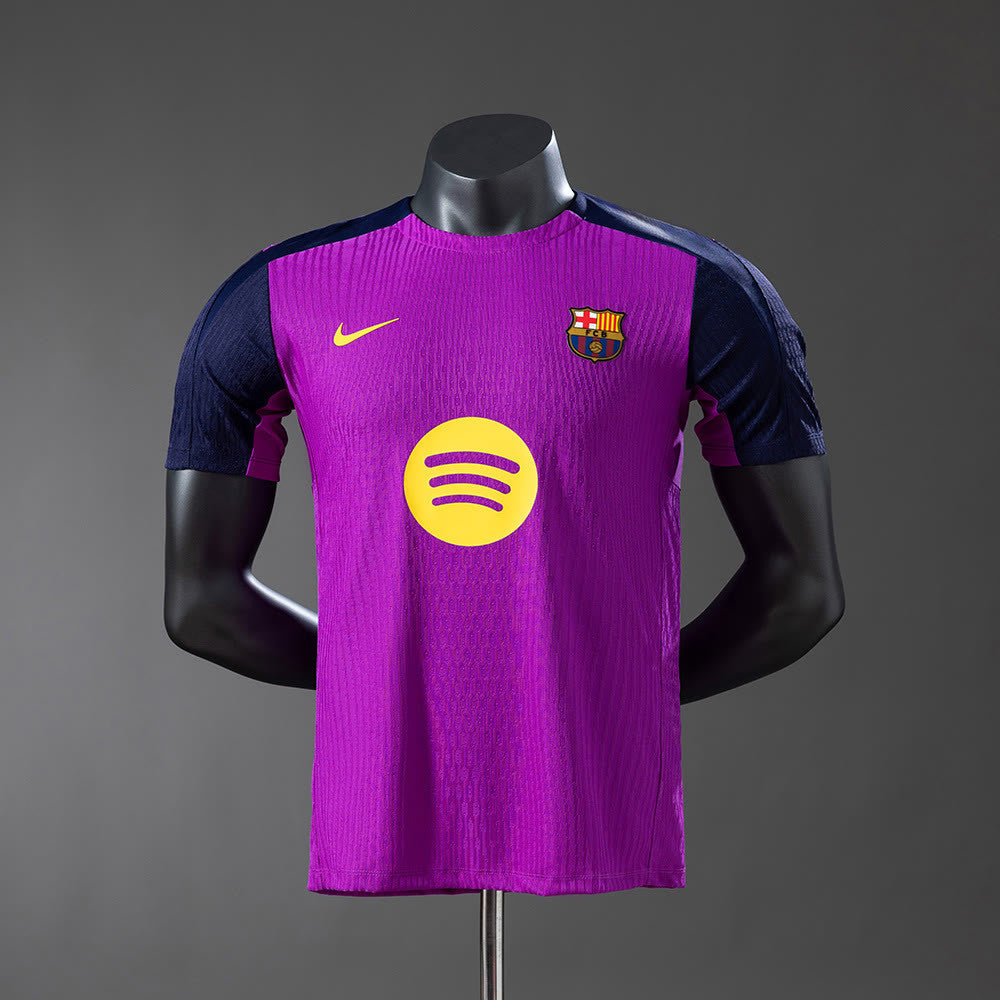 Camisola Player Barcelona 25/26 Treino Pré-jogo Version-Roxo