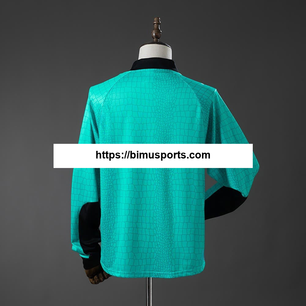Camisola retrô de manga comprida do goleiro Newcastle United 97/98