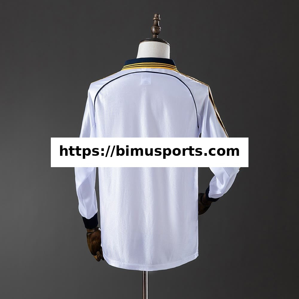 Camisola Real Madrid 98/00 Principal Manga Comprida Retro
