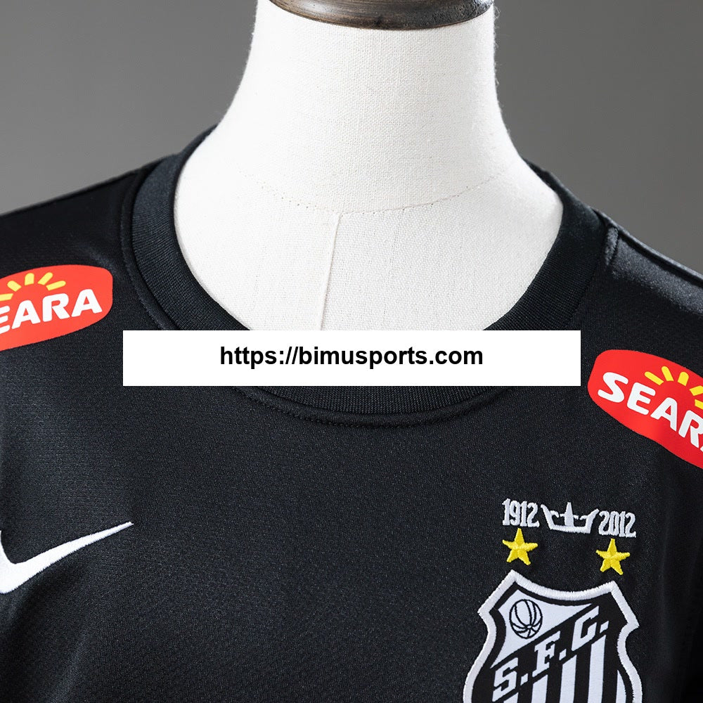 Camisola Santos 12/13 Alternativo Retro Manga Longa Infantil