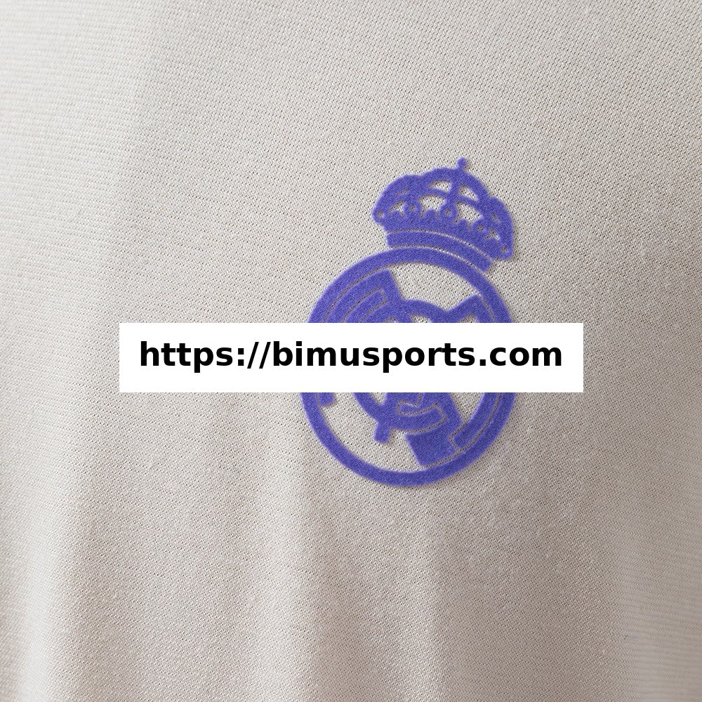 Camisola Real Madrid Originais 3-stripes Bege T-shirt
