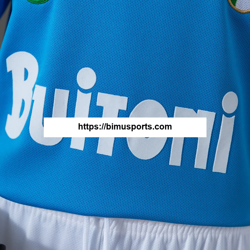 Camisola Napoli 87/88 Principal Retro Infantil