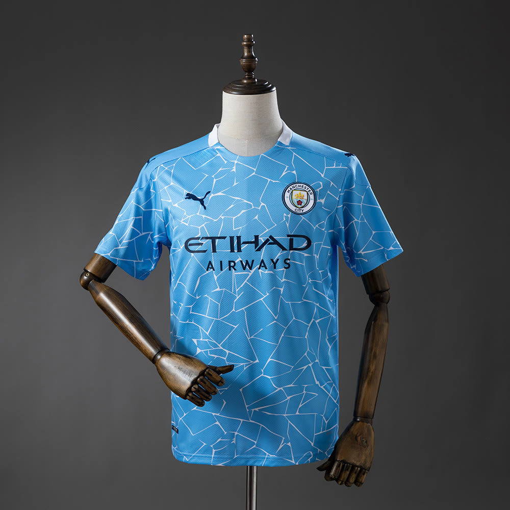 Camisola retrô do Manchester City 20/21 Principal