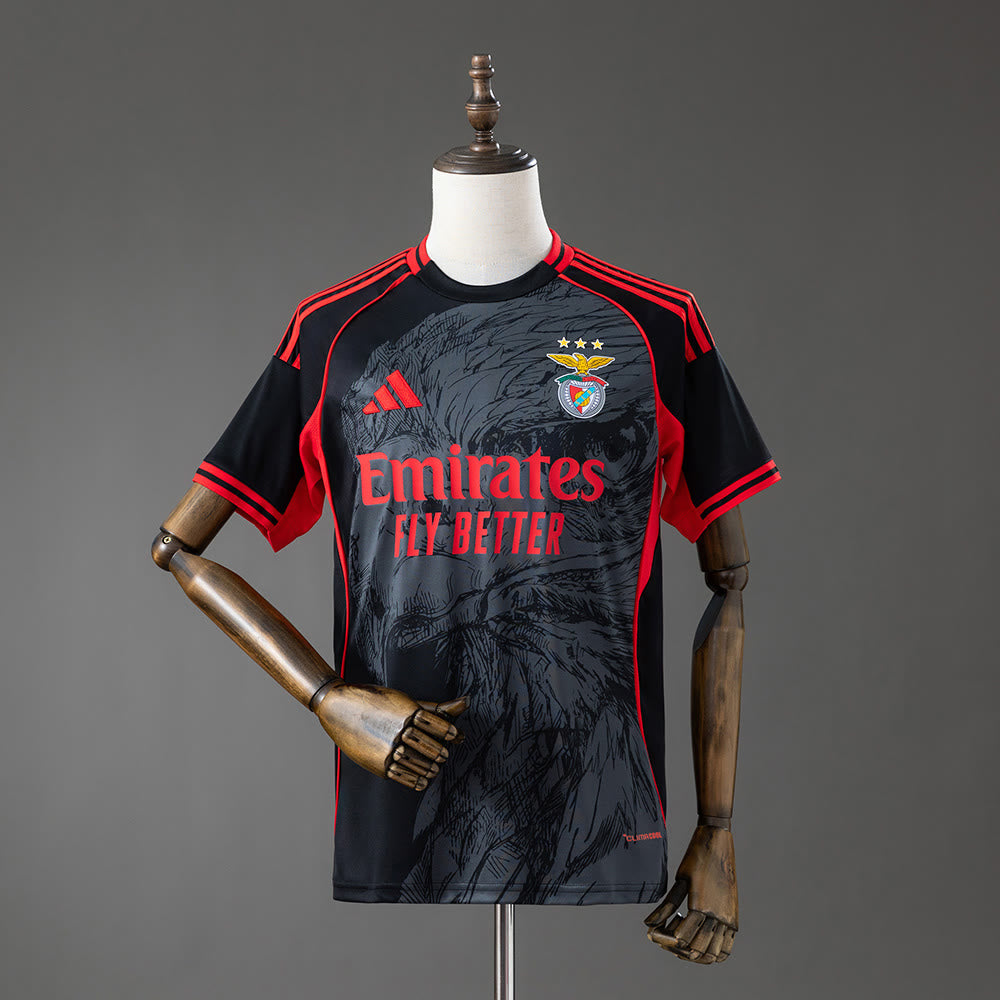 Camisola Benfica 26/27 Special Eagle - Preto e Vermelho