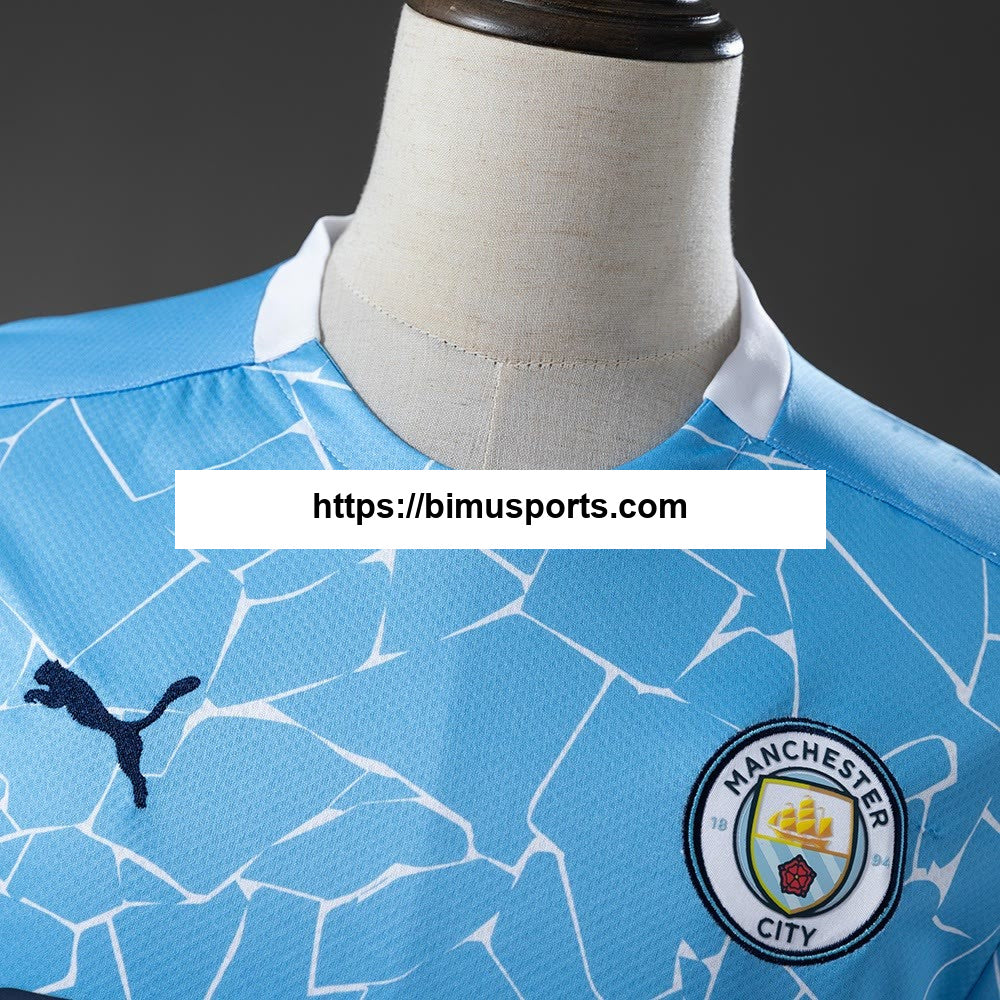 Camisola retrô do Manchester City 20/21 Principal