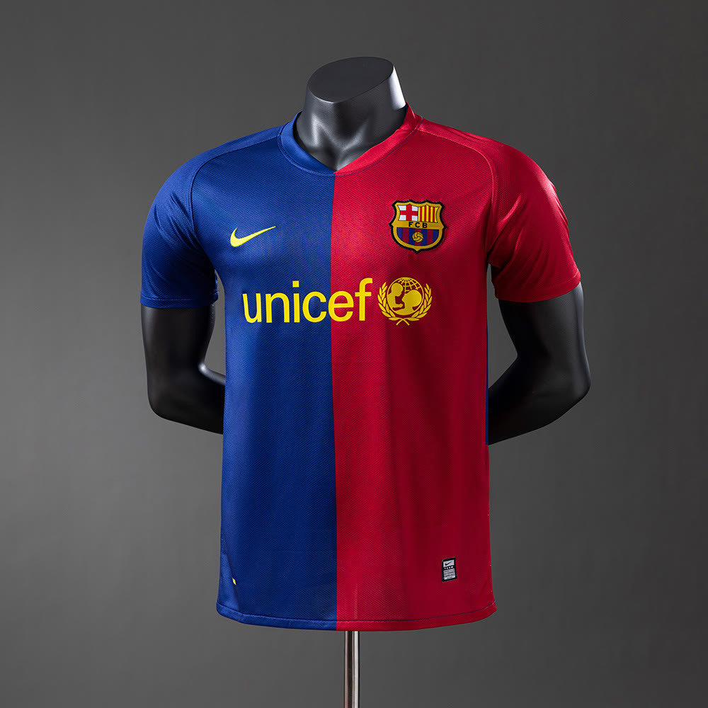Camisola Barcelona 2008/09 Principal Retro Versão de Jogador