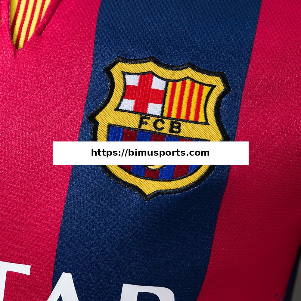 Camisola Barcelona 14/15 Principal Retro Versão de Jogador S-3
