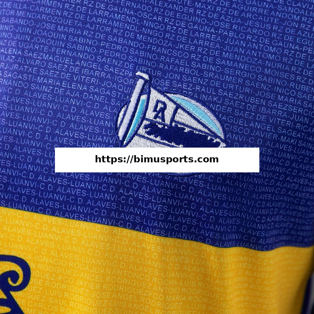 Camisola Deportivo Alavés 00/01 Principal (Liga dos Campeões da UEFA Final Edition) Retro