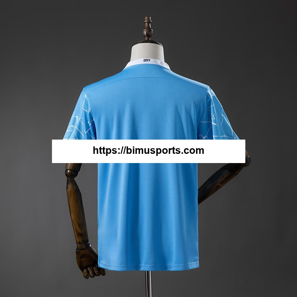 Camisola retrô do Manchester City 20/21 Principal