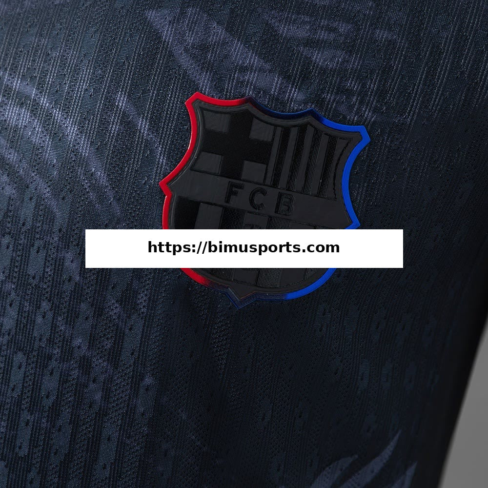 Camisola Player Barcelona 25/26 Edição Especial - Preto Dragon version