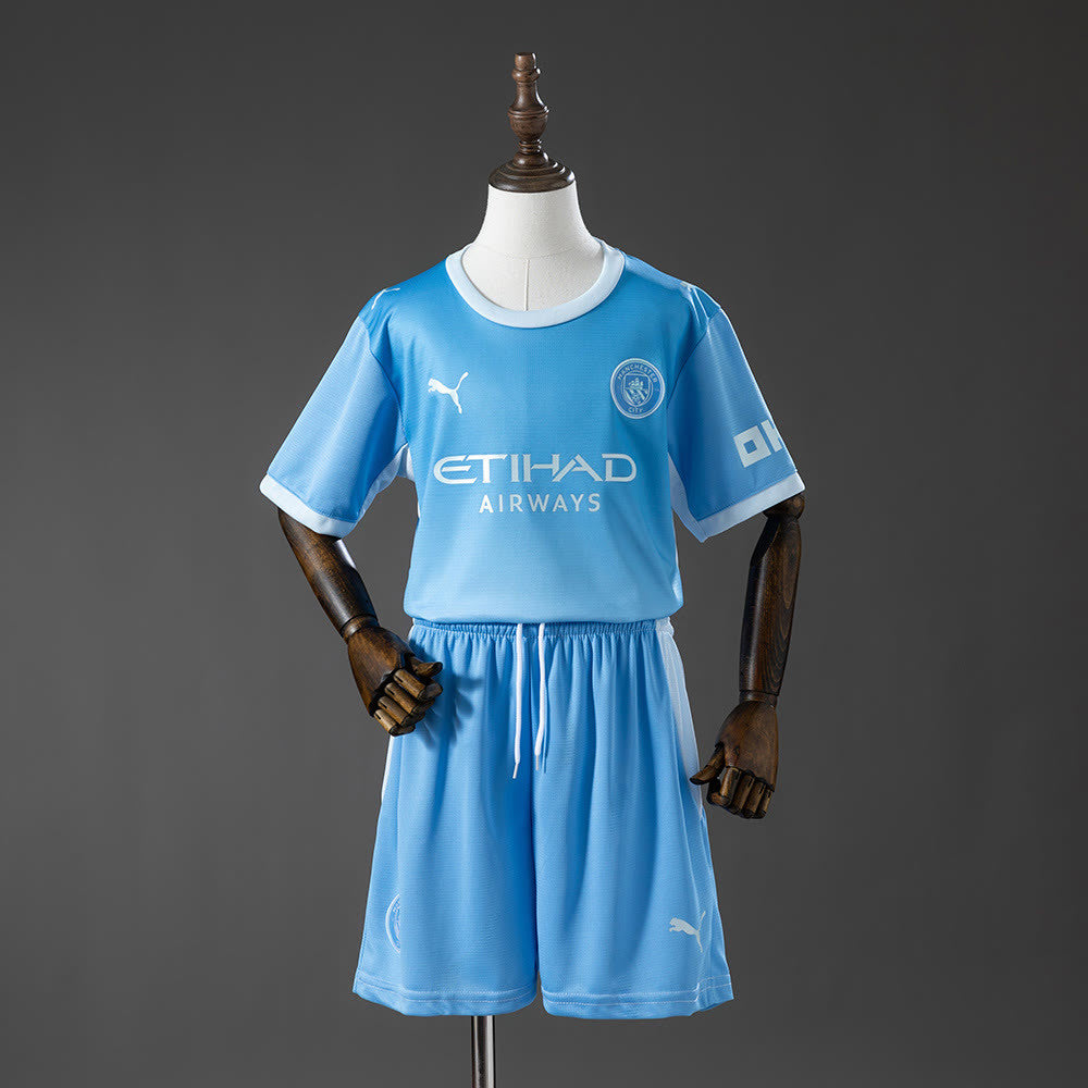 Manchester City 26/27 Principal Equipamento Infantil