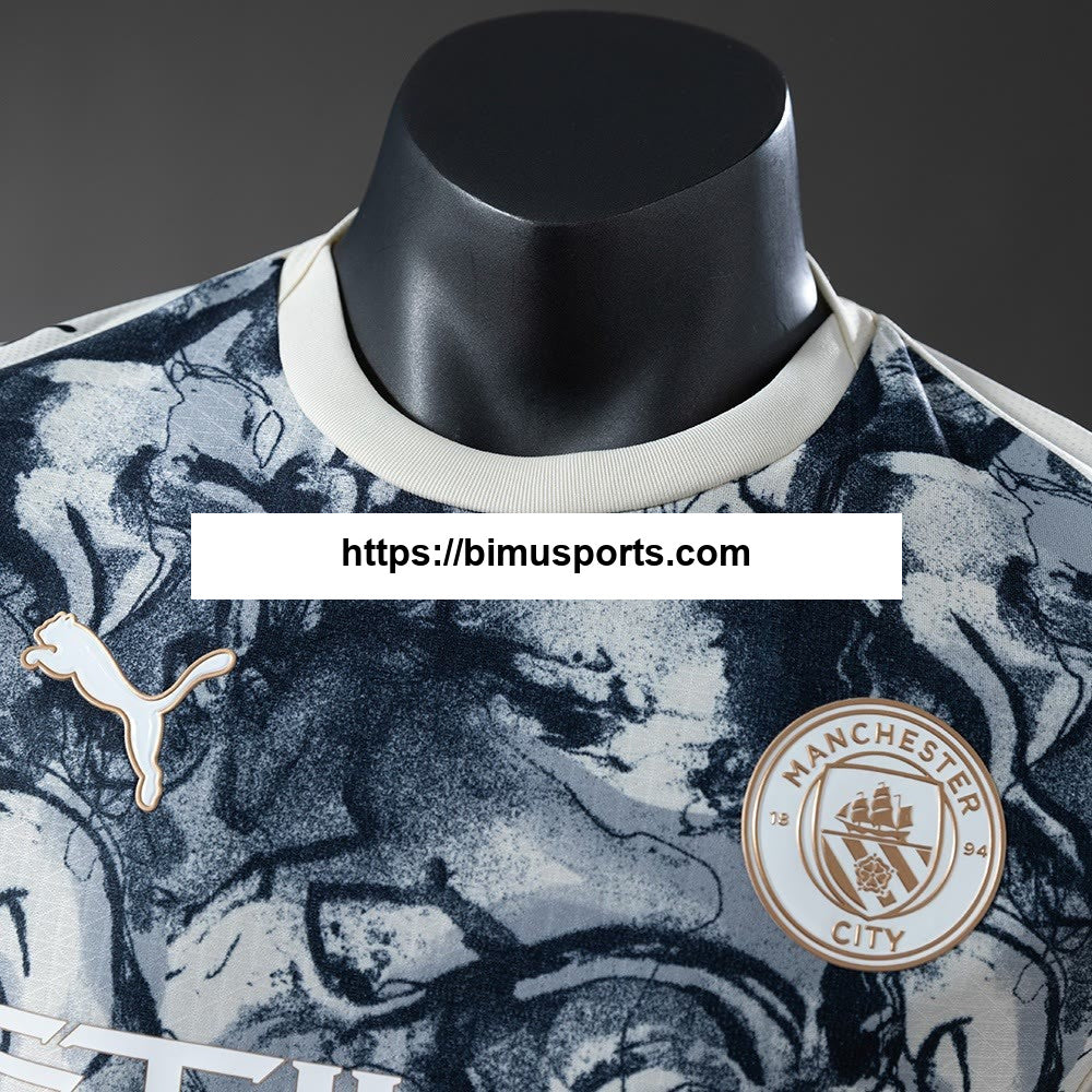 Camisas da versão do jogador da edição especial do Manchester City 25/26 do ano do cavalo