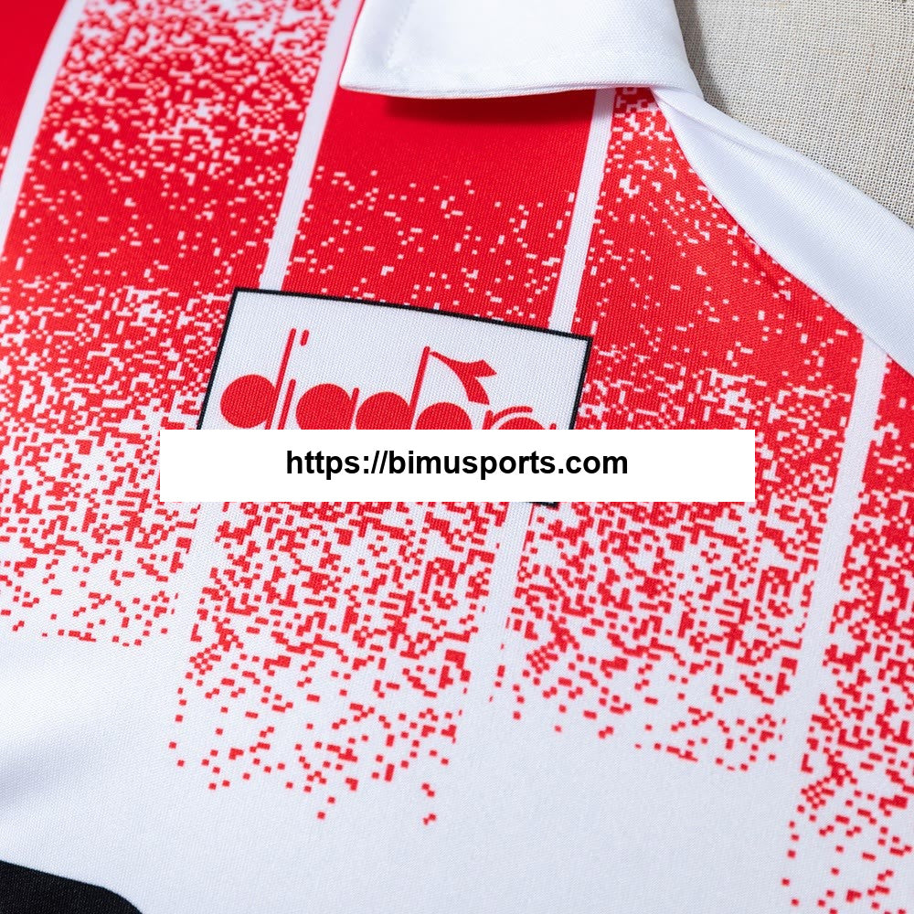 Camisola AS Cannes 91/92 Principal Manga Longa Retro
