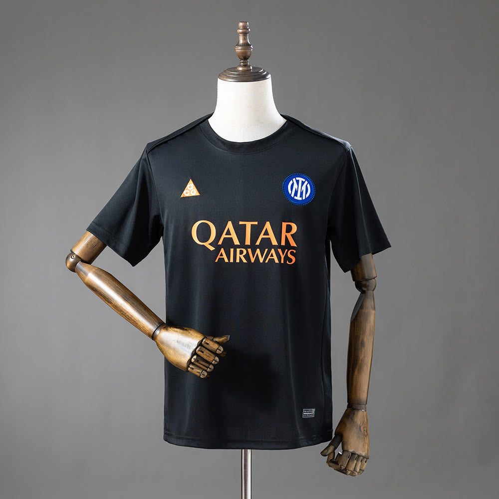 Camisola preta pré-jogo Inter Milan 25/26
