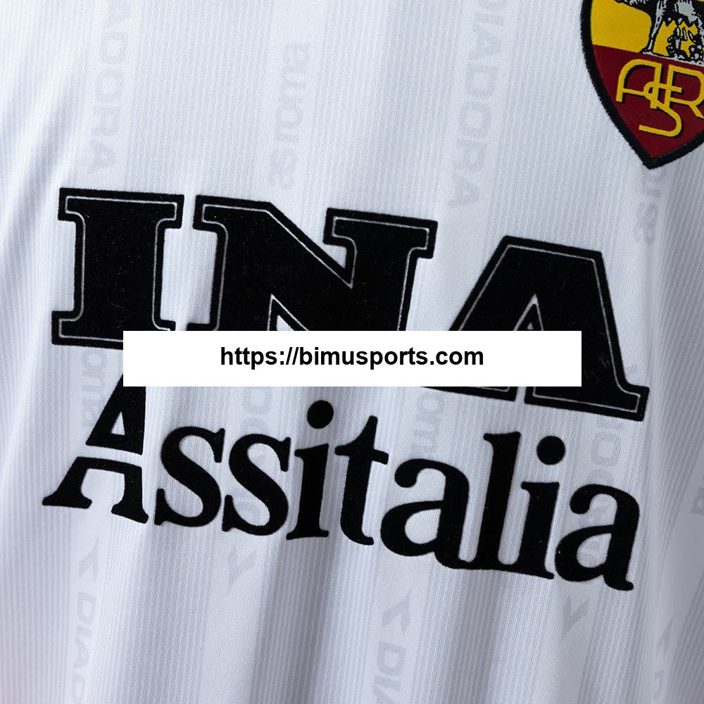 Camisola retrô de manga comprida Roma 99/00 Alternativo