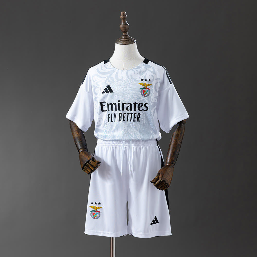 Camisola Benfica 25/26 criança Kit White treino tamanho