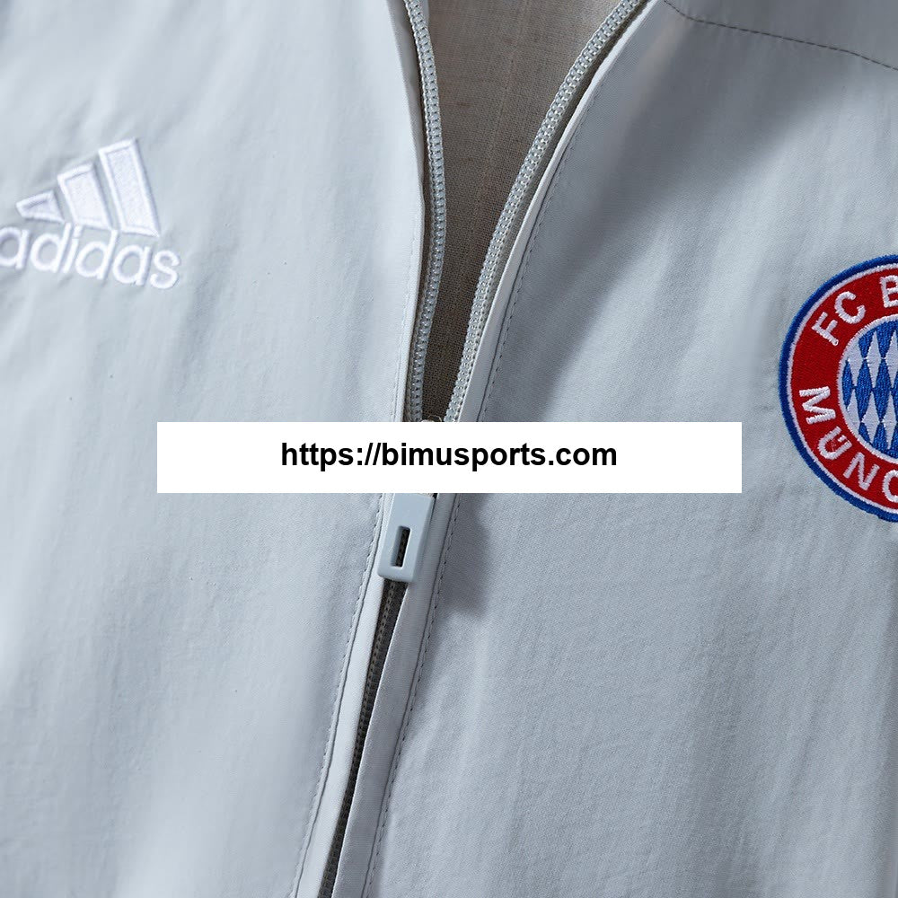 Blusão Bayern Munique - Cinza Claro