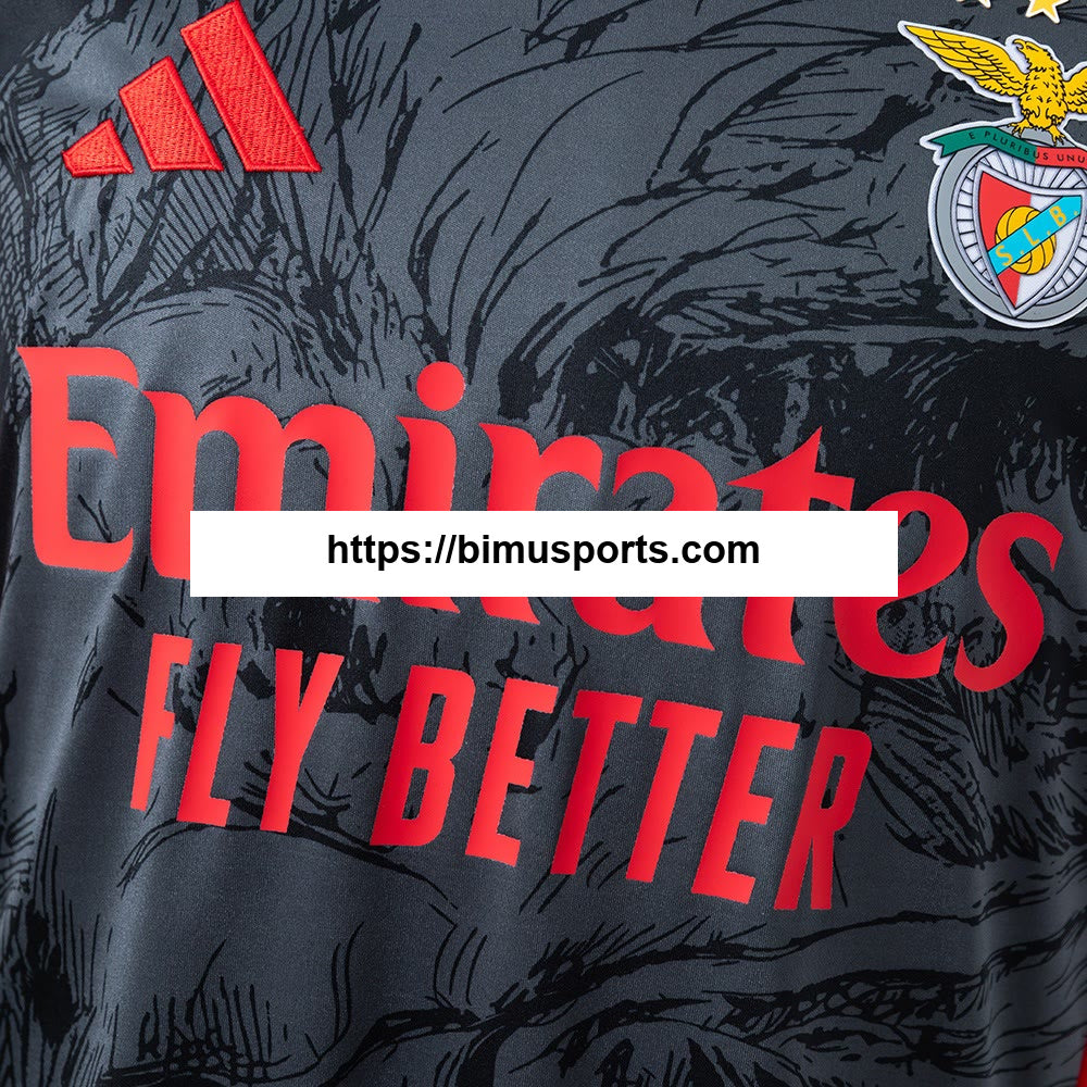 Camisola Benfica 26/27 Special Eagle - Preto e Vermelho