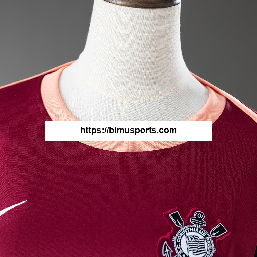 Camisola Treinamento Feminino Corinthians 26/27 Marrom