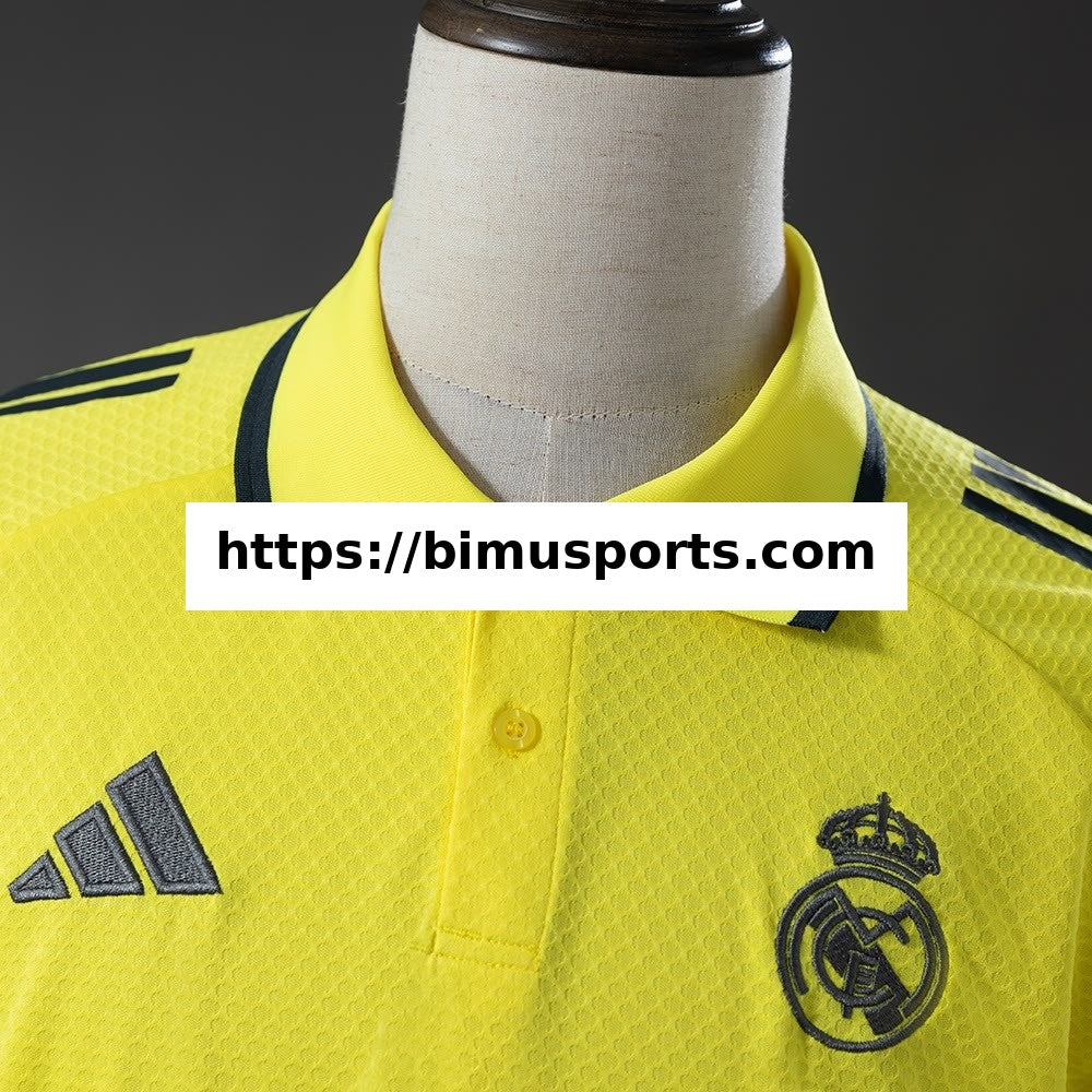 Camisola Real Madrid 25/26 POLO - Amarelo
