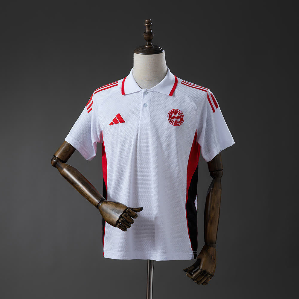 Bayern de Munique 25/26 POLO - Branco e Vermelho