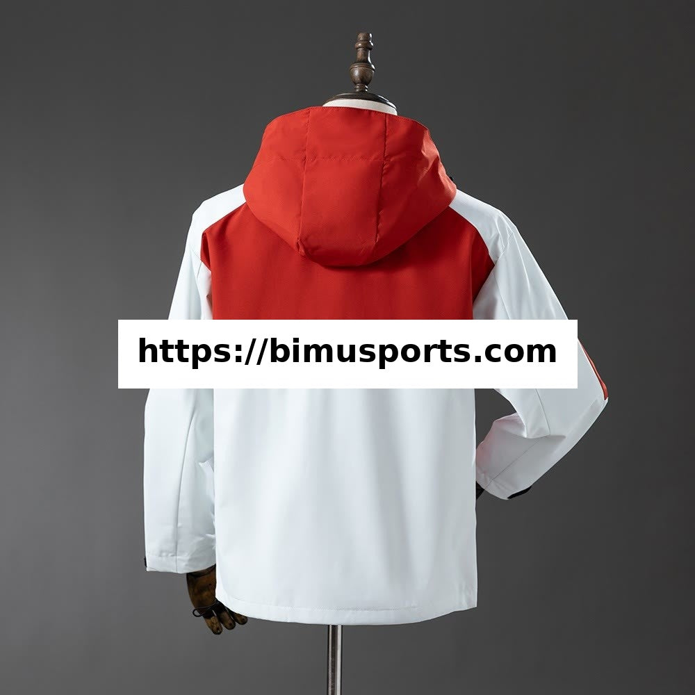 Camisola Seville Corta-Vento - Vermelho & Branco
