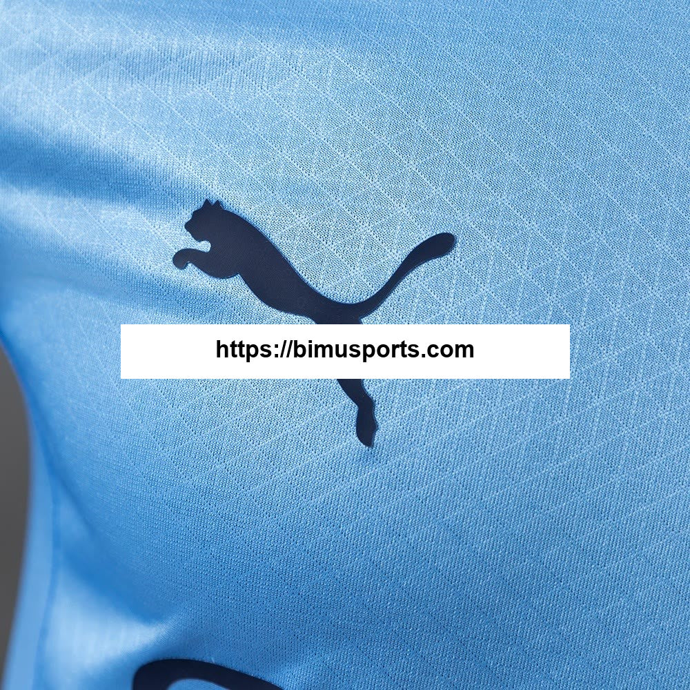 Manchester City 25/26 Principal manga comprida versão jogador camisas