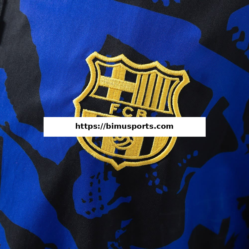 Camisola Barcelona 2026 Corta-vento - Azul