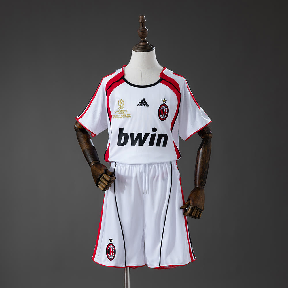 Camisola AC Milan 06/07 Alternativo Retro Infantil
