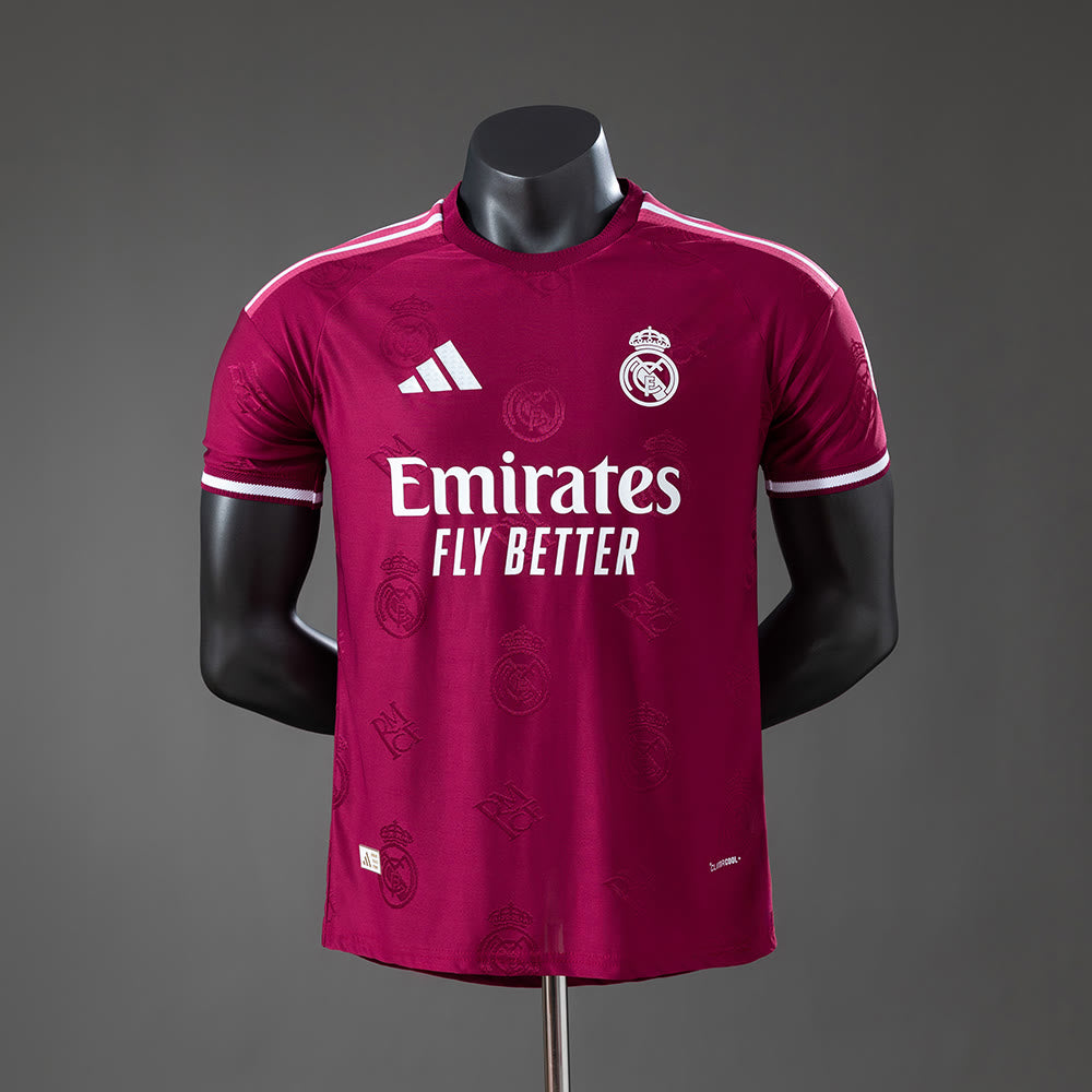 Camisola Real Madrid 26/27 Edição Especial Versão de Jogador - Grená