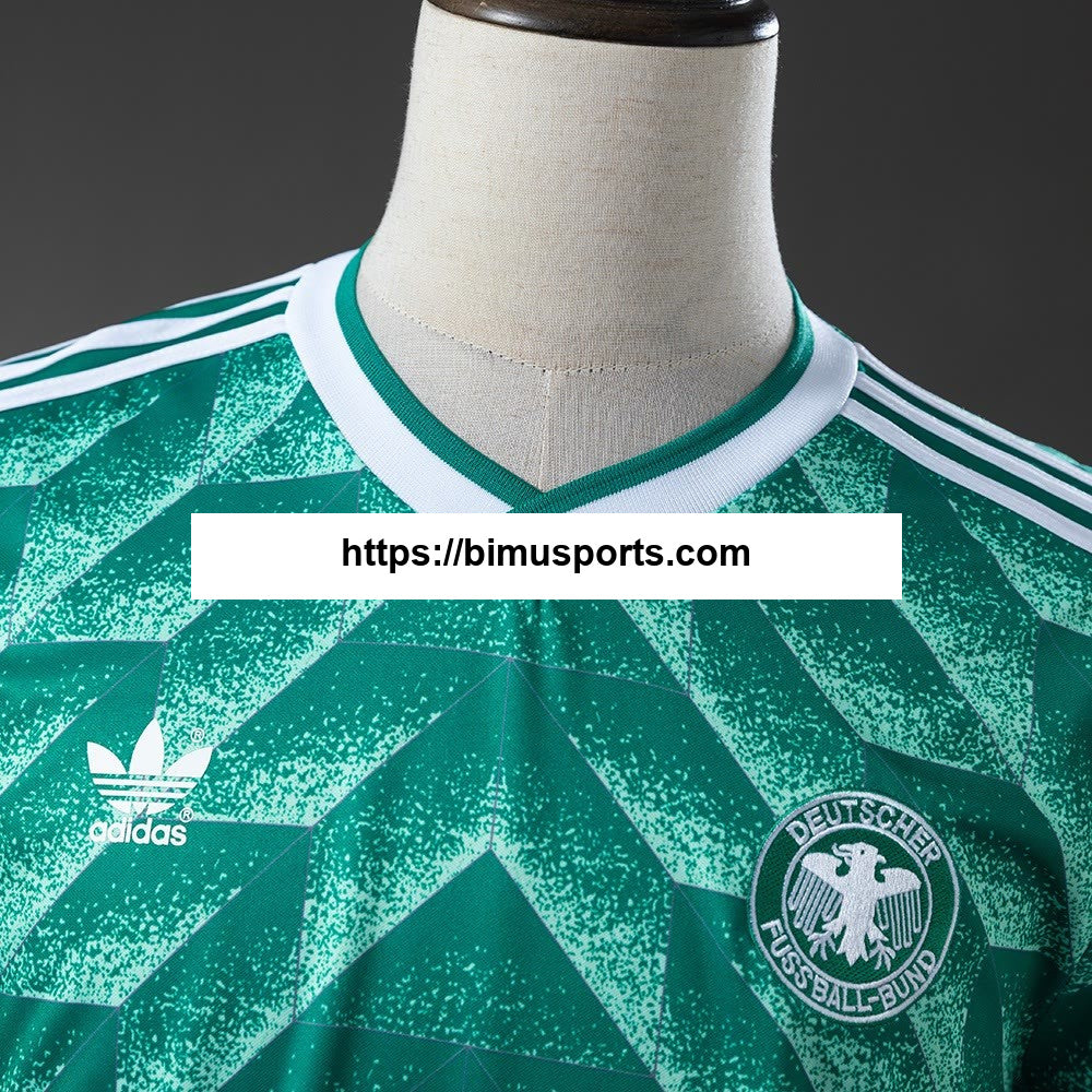 Camisola retrô alemã 90/91 de manga comprida