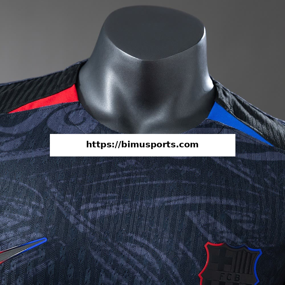 Camisola Player Barcelona 25/26 Edição Especial - Preto Dragon version