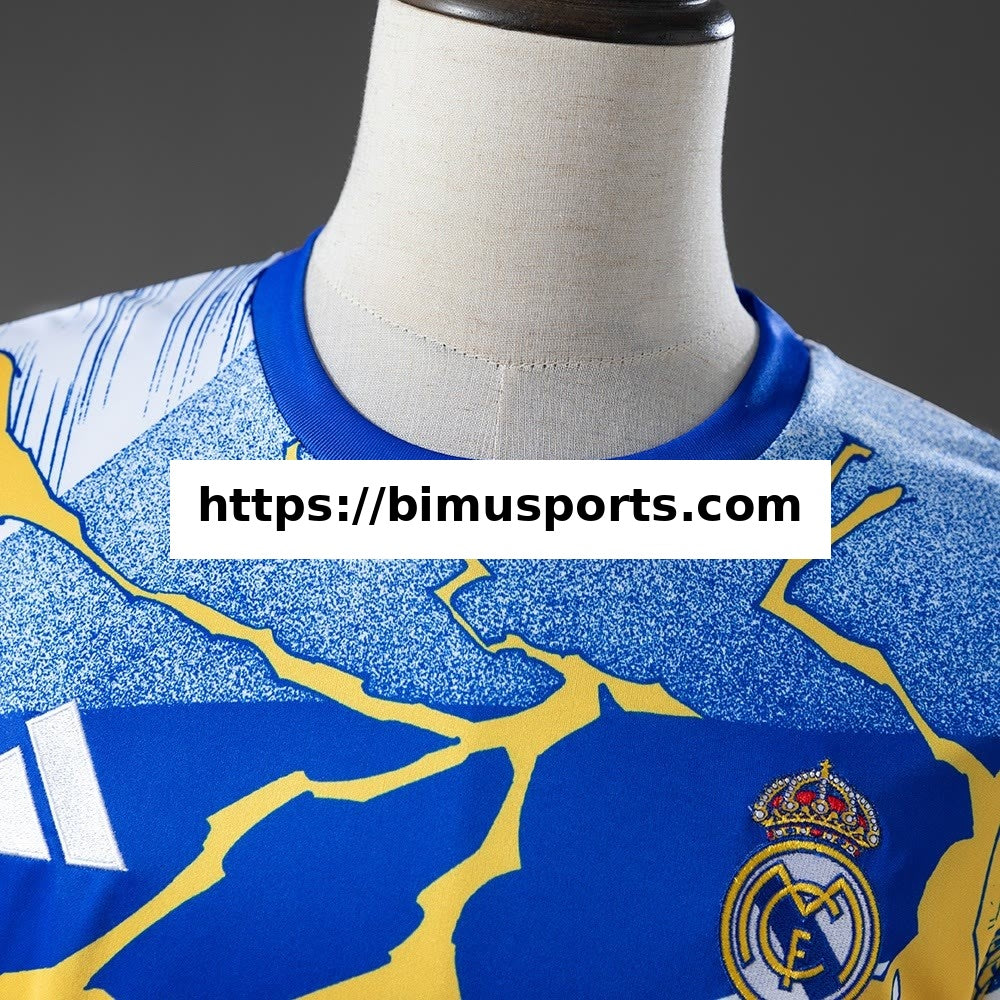 Camisola Real Madrid 25/26 Avengers - Pré-Jogo (Azul)