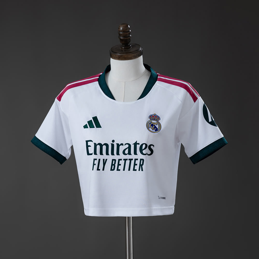 Camisola Real Madrid 26/27 Principal Feminina Cropped