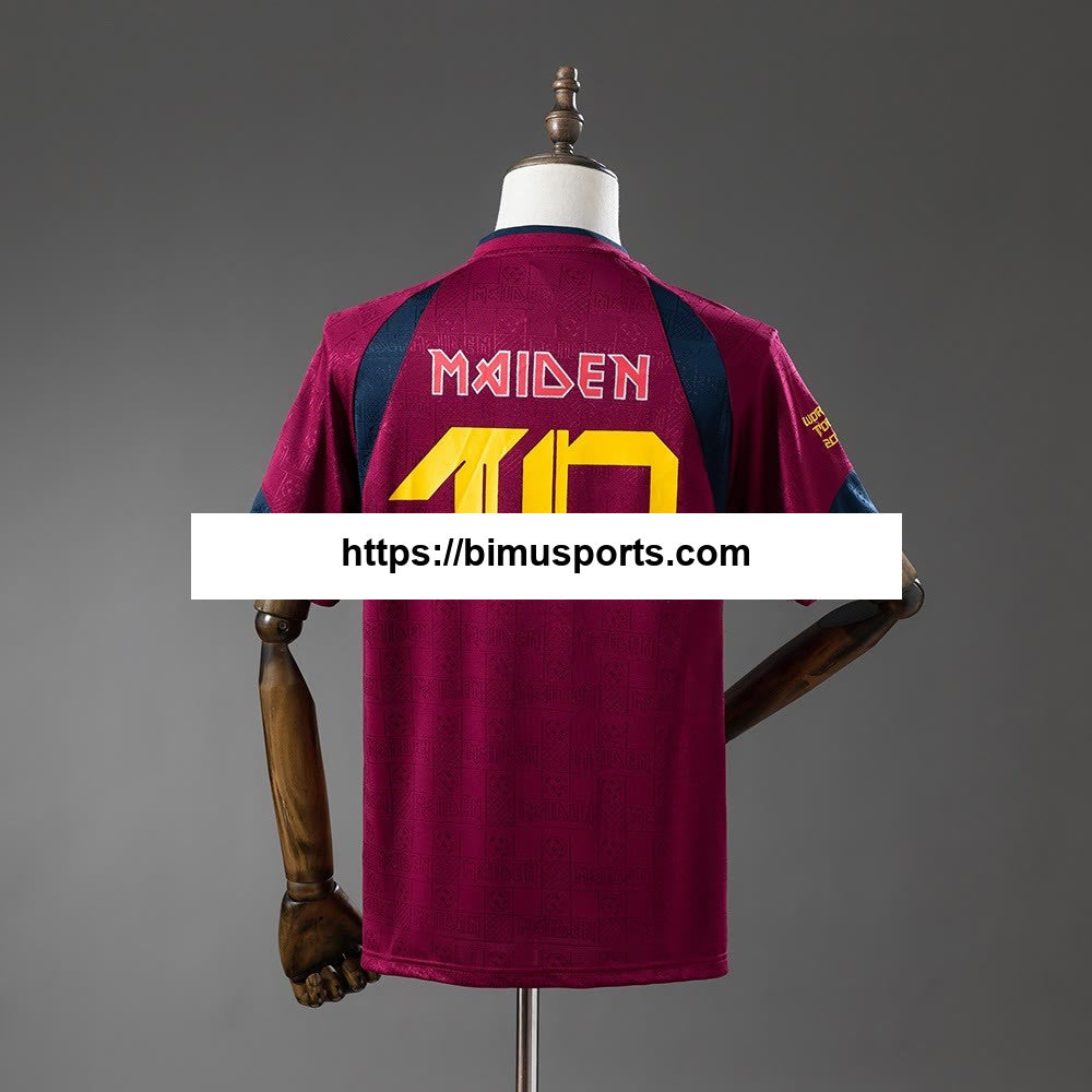 Camisola Iron Maiden x West Ham United 2010 Alternativo Retro