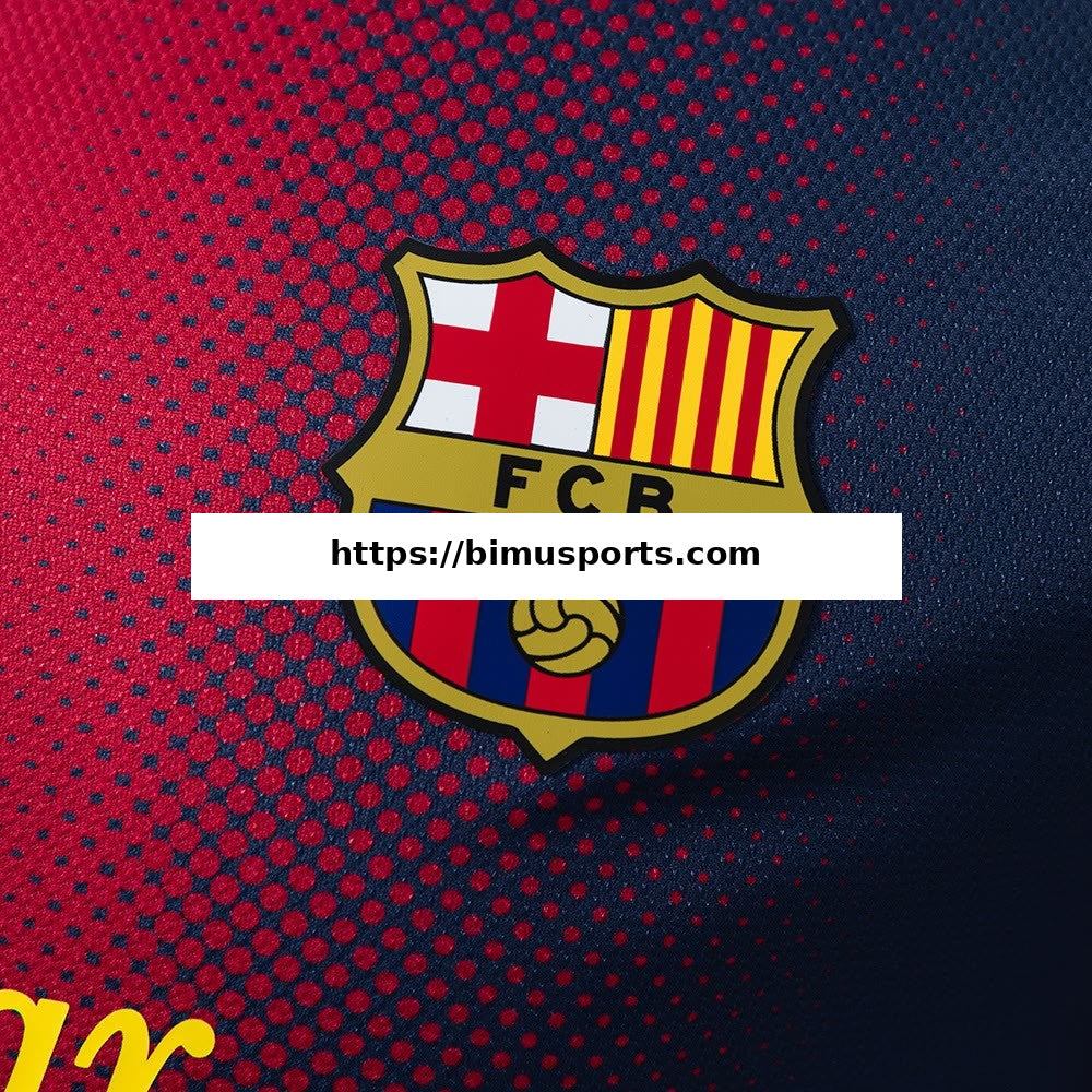 Camisola Barcelona 12/13 Principal Retro Versão de Jogador S-3