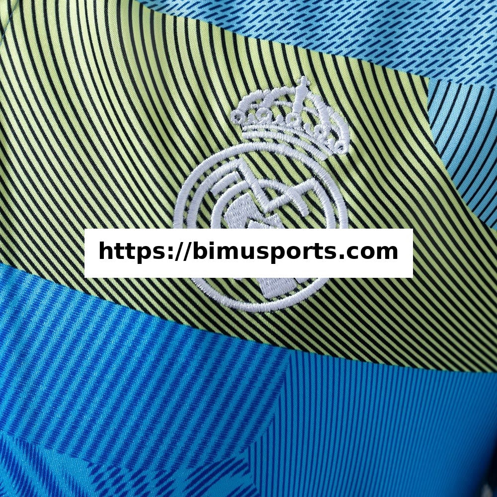 Camisola Real Madrid 25/26 POLO - Verde Às Riscas Tray