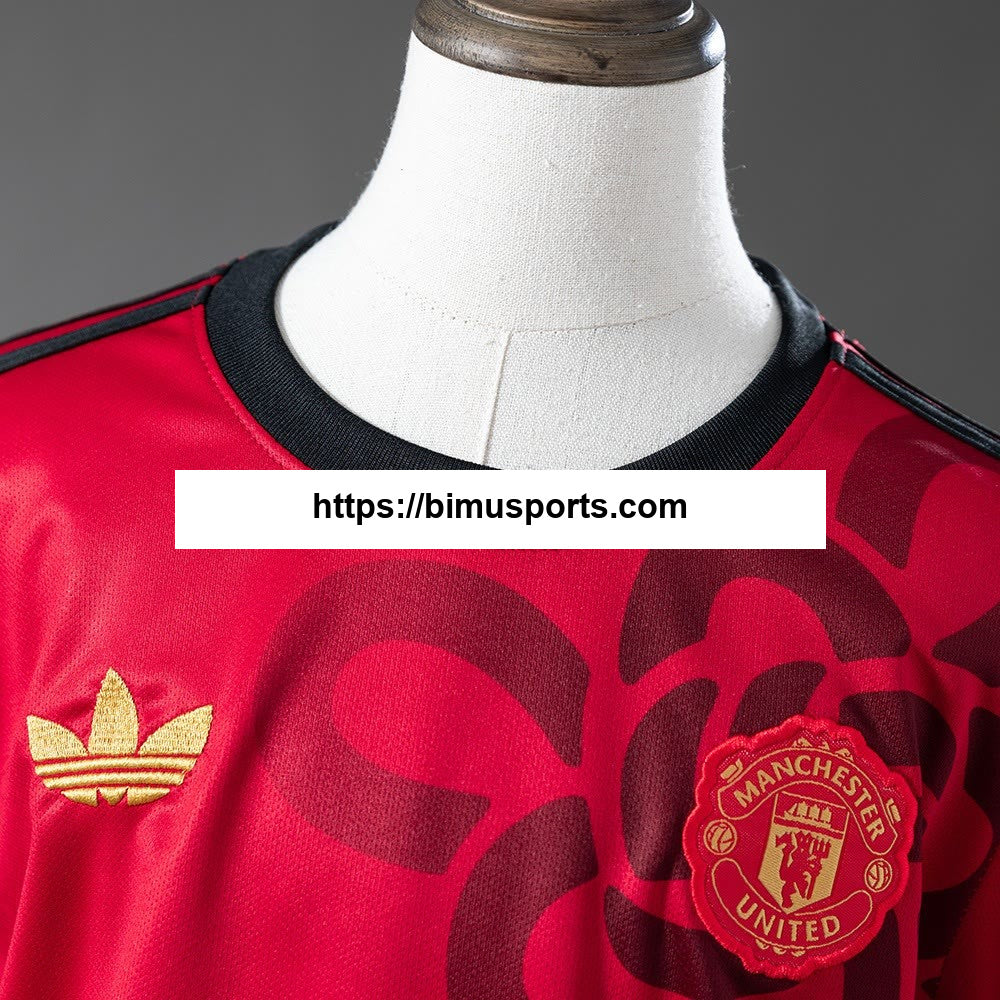 Camisola M-U 25/26 Cultural Story - Equipamento infantil vermelho