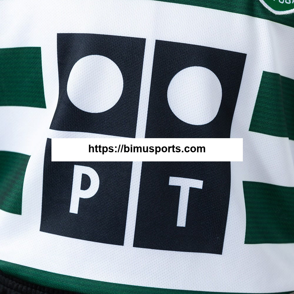 Camisola Sporting CP 01/02 principal retro Long - Sleeve kit